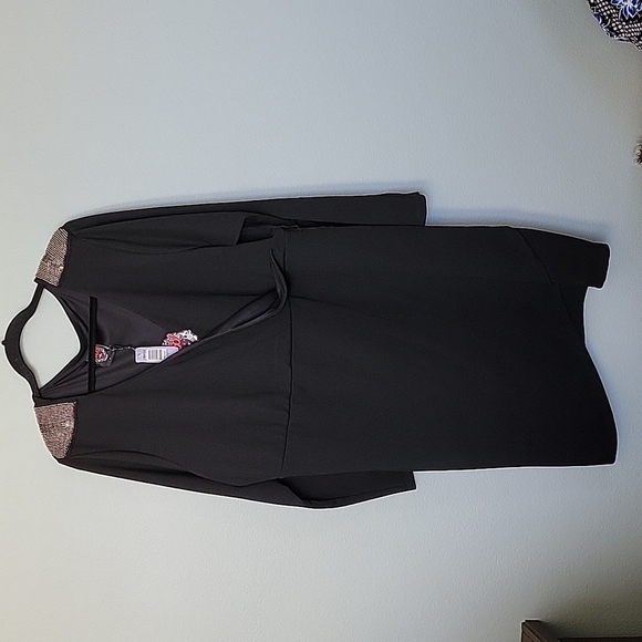 Torrid X Rebel Rocker Retro Wilson surplice cap shoulder dress NWT size 4 - Picture 2 of 14